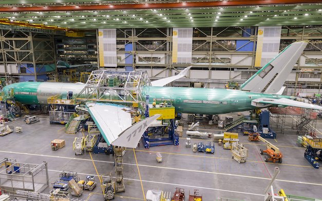 First Boeing 777X Flight Test Airplane Comes Together
