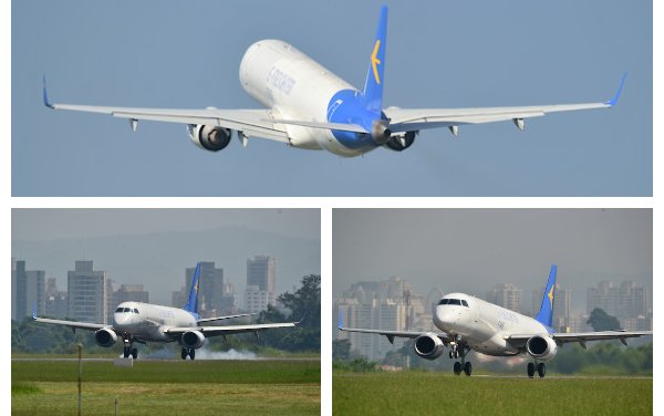 First E-Jet converted to transport cargo aircraft made its debut