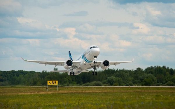 First EgyptAir A220-300 maiden flight