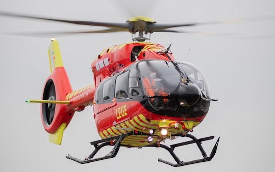 First ever five-bladed Airbus H145 helicopter received by Norwegian Air Ambulance Foundation 