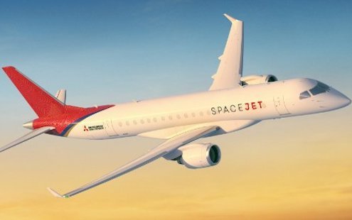 First Flight of first GTF Engine produced in Japan
