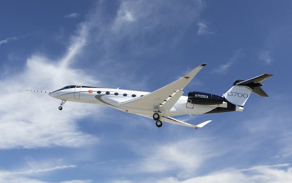 First flight of Gulfstream G700 launched flight test program