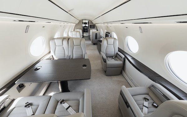 First fully outfitted Gulfstream G700 - interior elements join flight-test program