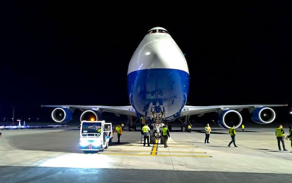 First landing of Azerbaijan&rsquo;s Boeing 747 freighter at Istanbul New Airport 