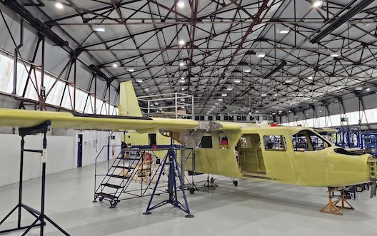 First UK-built Islander passes 75% completion at Bembridge, on schedule for delivery 