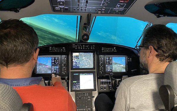 Flight Simulator Trader successfully completes PC-12 Simulator relocation for Fly7