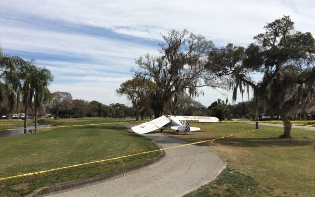 Florida golf course site of heroic plane landing by 18-year-old pilot