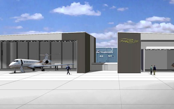 Flying Colours Corp. breaks ground for new hangar at headquarters
