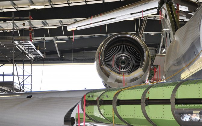 Flying Colours Corp. completes third Bombardier Global heavy maintenance check