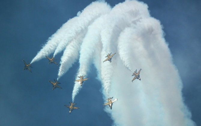 Flying squad perform extraordinary aerobatic performances