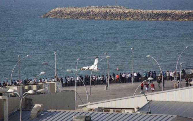 Four Hurt as Light Aircraft Makes Crash Landing Off Tel Aviv's Shores 