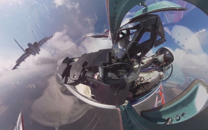 Free your inner pilot with RT&rsquo;s 360 cockpit view of Moscow Victory Day parade rehearsal