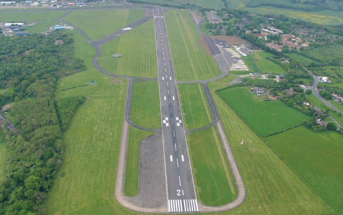 Hangar construction work underway at London Biggin Hill Airport