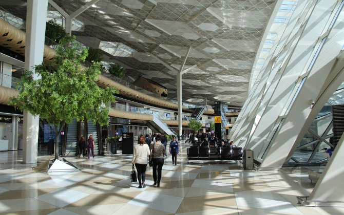 Heydar Aliyev International Airport served over 2 million passengers over seven months of 2017