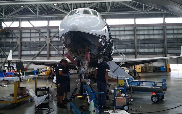 Hong Kong second G650ER 4C inspection completed by Metrojet