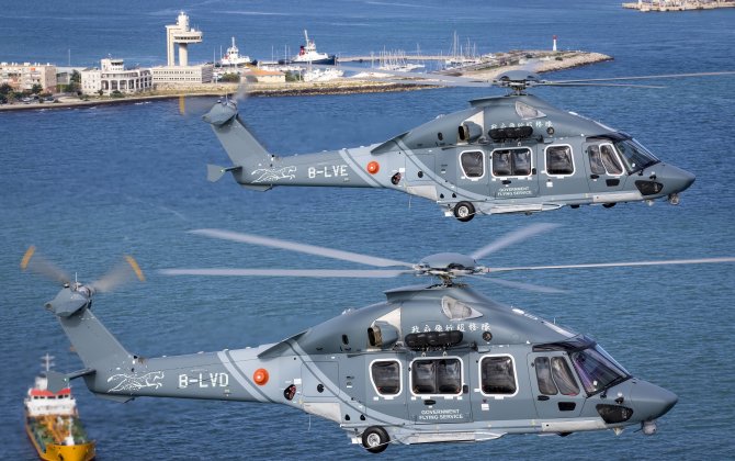 Hong Kong&rsquo;s Government Flying Service receive first H175s in public services configuration