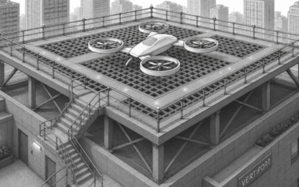 How landing pad design could reduce noise for futuristic vertical air taxis