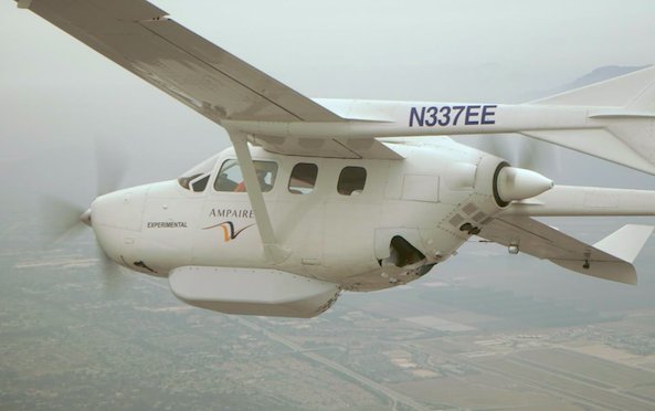 In preparation for flight trials Ampaire flies second hybrid-electric prototype
