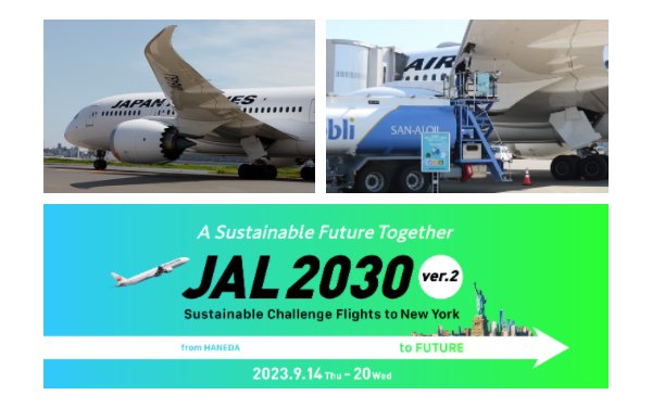 JAL Group launched &lsquo;Sustainable Challenge Flights&rsquo; during the UN SDG summit period
