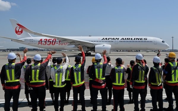Japan Airlines launches its new Airbus A350-1000 on the Paris - Tokyo Haneda route