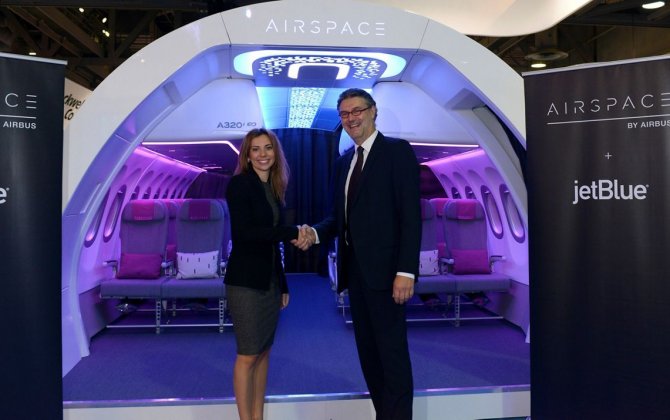 JetBlue unveiled as launch airline for A320 Family Airspace cabin