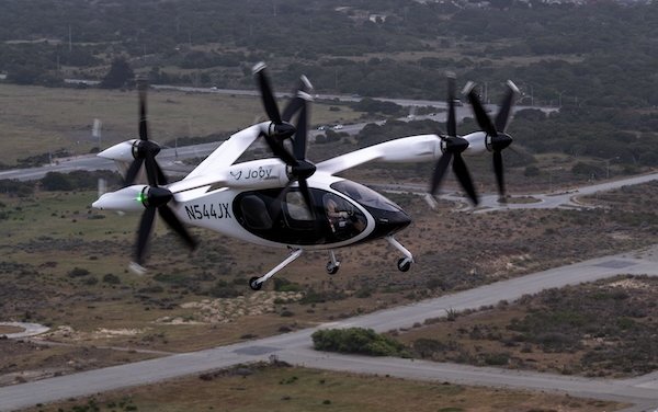 Joby achieves testing landmark with piloted aircraft