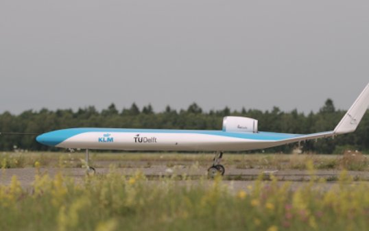 KLM and TU Delft present successful first flight Flying-V