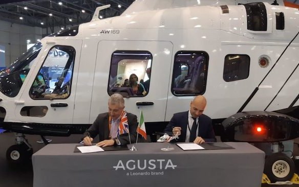 Leonardo VIP/corporate helicopter fleet set to grow in Europe with new orders announced at EBACE 2022