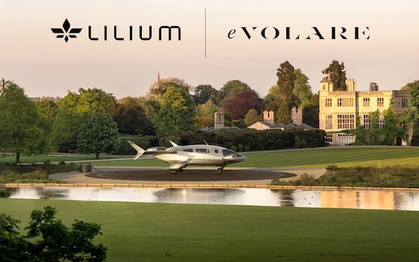 Lilium and eVolare confirm the signing of sale and purchase agreements for 4 Lilium Jets