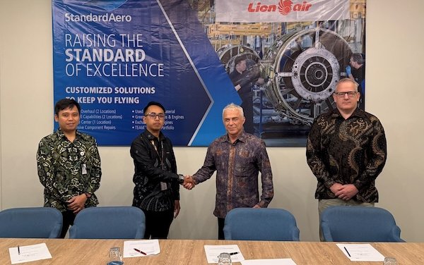Lion Air selects StandardAero for CFM56-7B engine maintenance, repair & overhaul support