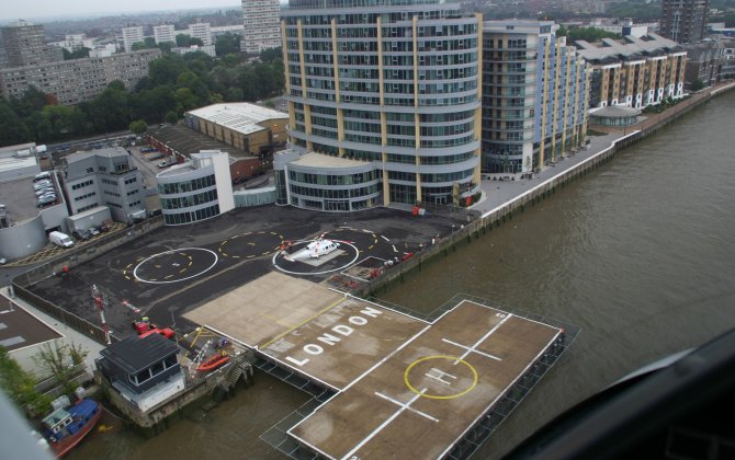 London Heliport reports strongest upturn in movements since 2008; 500,000 movements surpassed
