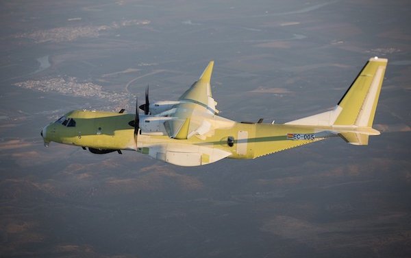 Maiden flight of First Royal Canadian Air Force C295
