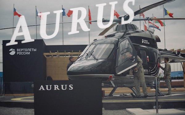 MAKS-2019 - Ansat Aurus presented by Rostec and NAMI