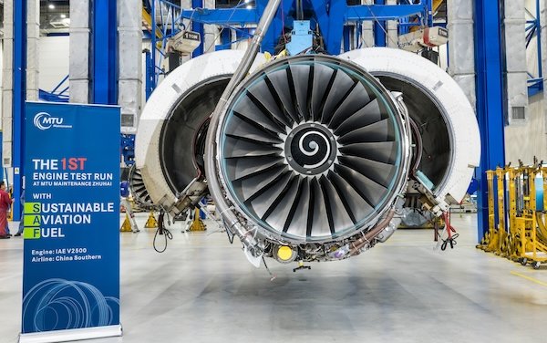 MTU Maintenance introduces SAF testing at its facility in Zhuhai