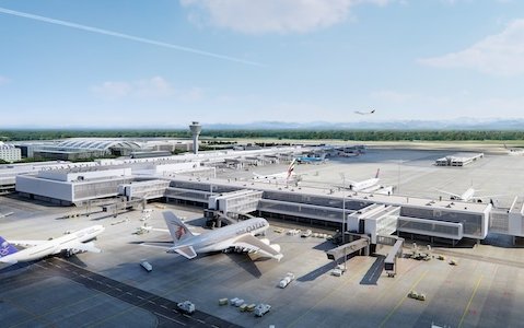 Munich Airport presents progress in construction work on the new pier of Terminal 1