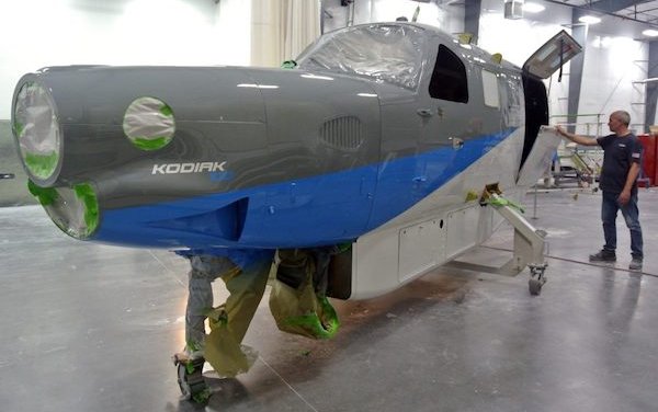 New Kodiak aircraft paint facility entered service at Sandpoint, Idaho 