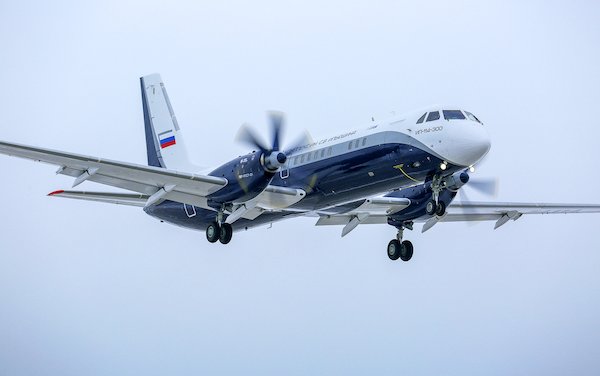 New IL-114-300 regional passenger aircraft made its maiden flight