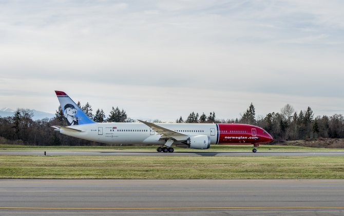Norwegian has taken delivery of its first 787-9 Dreamliner