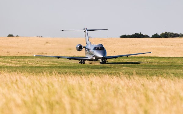 PC-24 Lands on Grass Runway in Goodwood for the Festival of Speed