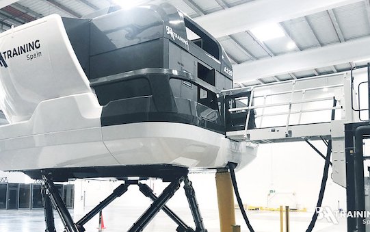 Pilot training with an Airbus A320 FFS starts at BAA Training Spain