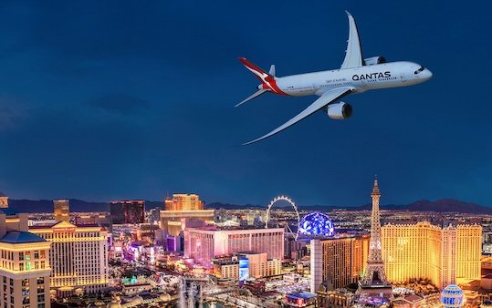 Qantas launches the world&rsquo;s first nonstop flight from Sydney to Las Vegas