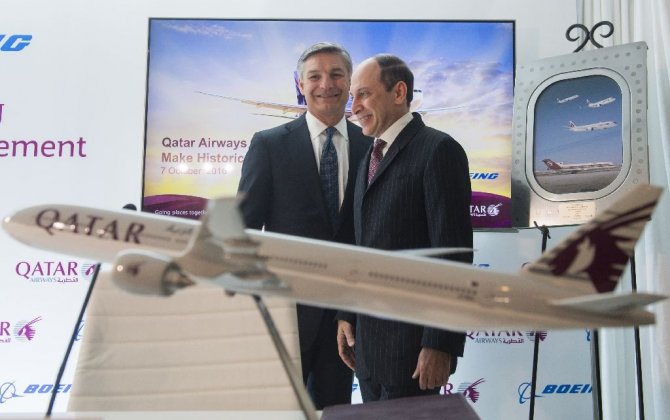 Qatar Airways orders up to 100 Boeing jets valued up to $18.6 billion
