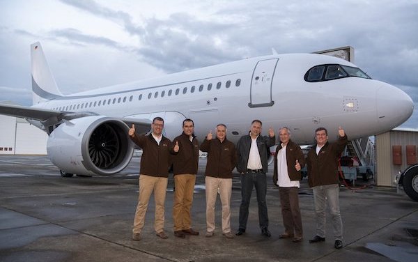 Record set during ACJ319neo test-flight