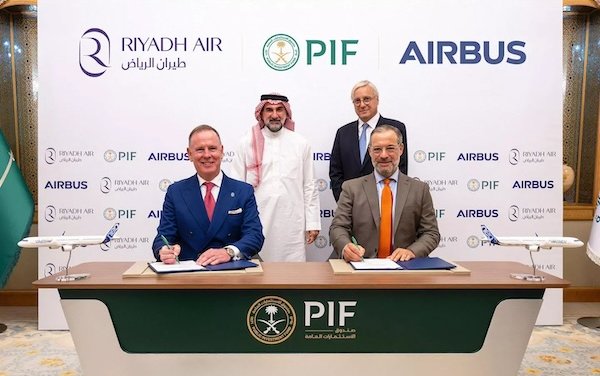 Riyadh Air places firm order for 60 Airbus A321neo Family aircraft