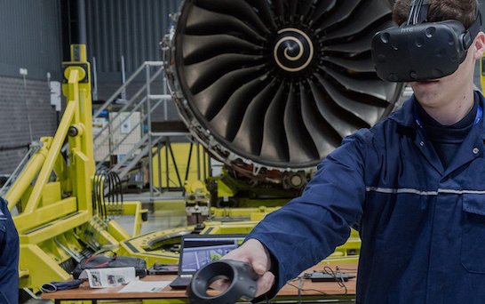 Rolls-Royce Virtual Reality Training Tool global launch with Qatar Airways