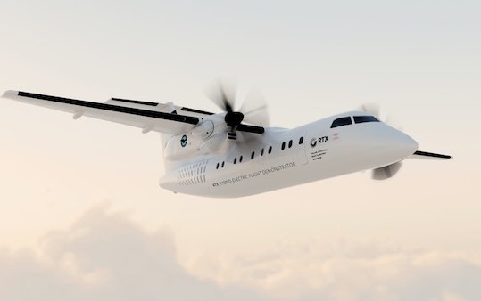 RTX hybrid-electric flight demonstrator program achieves full power test milestone for propulsion system and batteries