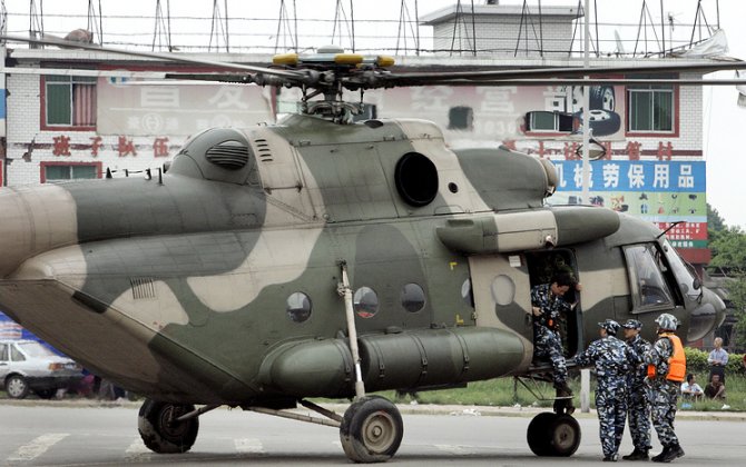 Russia manufactures two Mi-171 helicopters for China  