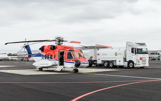 S-92 helicopter completed first flight using biofuel
