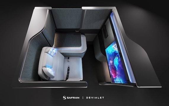 Safran Seats - Euphony, a headset-free sound solution for aircraft seats  