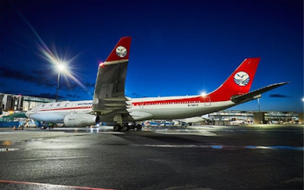 Sichuan Airlines inaugural direct flight from Chengdu to Helsinki